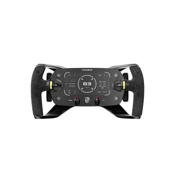 MOZA PORSCHE MISSION R STEERING WHEEL – front view