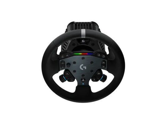 Logitech RS50 System for PlayStation and PC sim racing gear – front view
