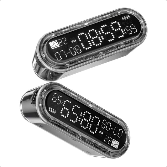 Sharge 4 in 1 Multifunctional Timer: Digital Clock/Digital Timer/Countdown Timer/Pomodoro Timer, 5000mAh Portable Charger Included, 20W USB Fast Charging (Cable not Included, Black)