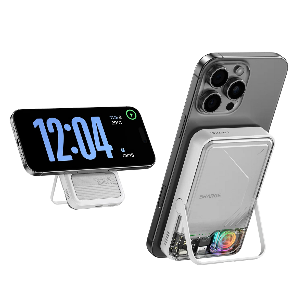 SHARGE ICEMAG 2 Magnetic Wireless Power Bank (10,000mAh, 30W Max)