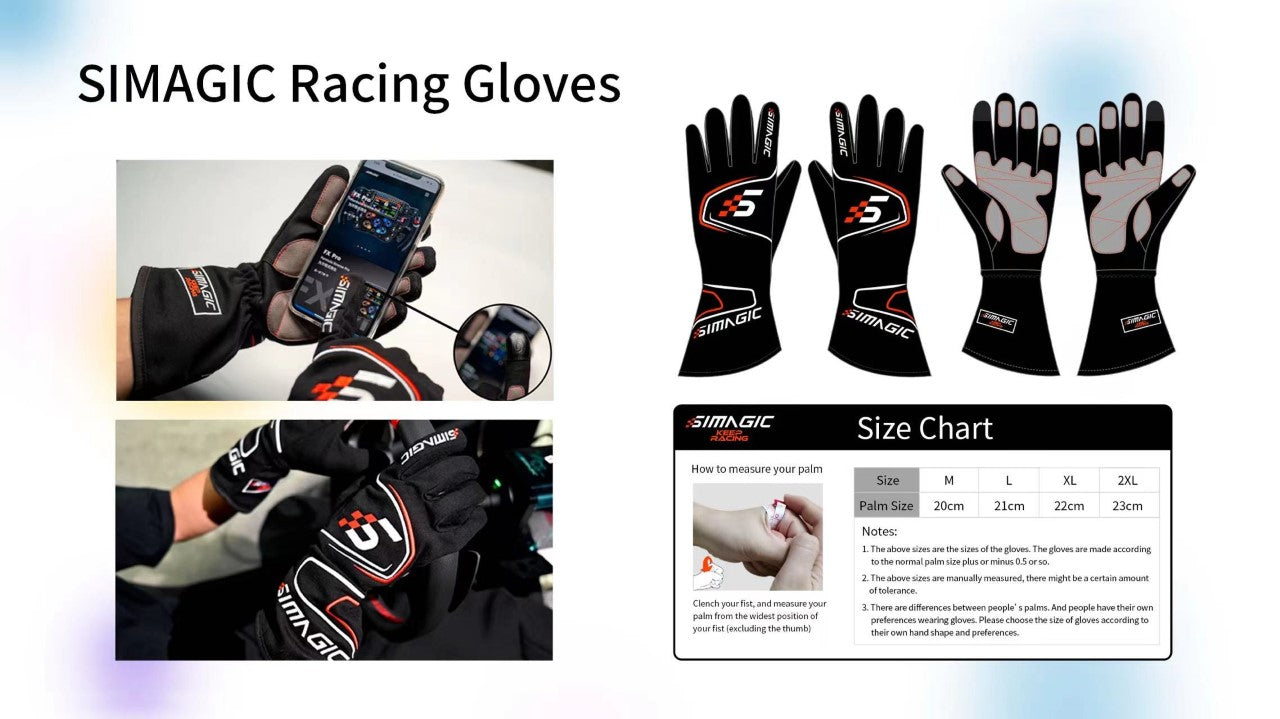 Simagic Interior Seams Gloves