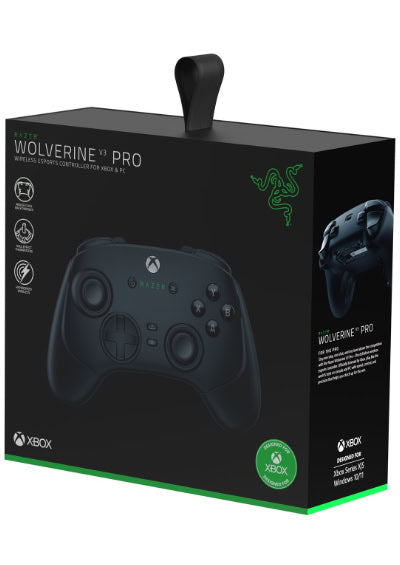 Razer Wolverine V3 Pro Wireless Gaming Controller: Licensed for Xbox Series X|S, Xbox One, Windows PC - 6 Remappable Buttons - Fast Triggers - Customizable Thumbsticks - Wired Tournament Mode - Black
